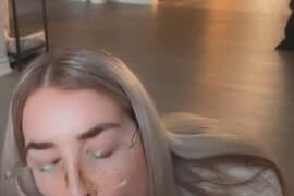 Jen Bretty blowjob BIG DICK husband !!! Cum in Mouth