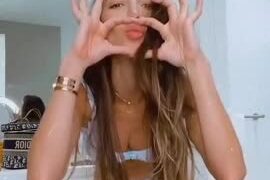 Anlella sagra Show Off Hot Body in sexy BIKINi – Leaked Video