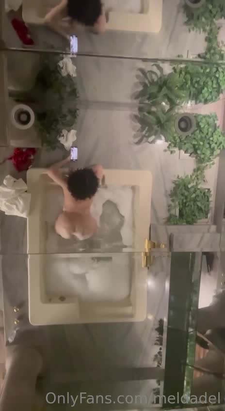 Meldadel onlyfans leak – nude shower show big BOOBs on cam