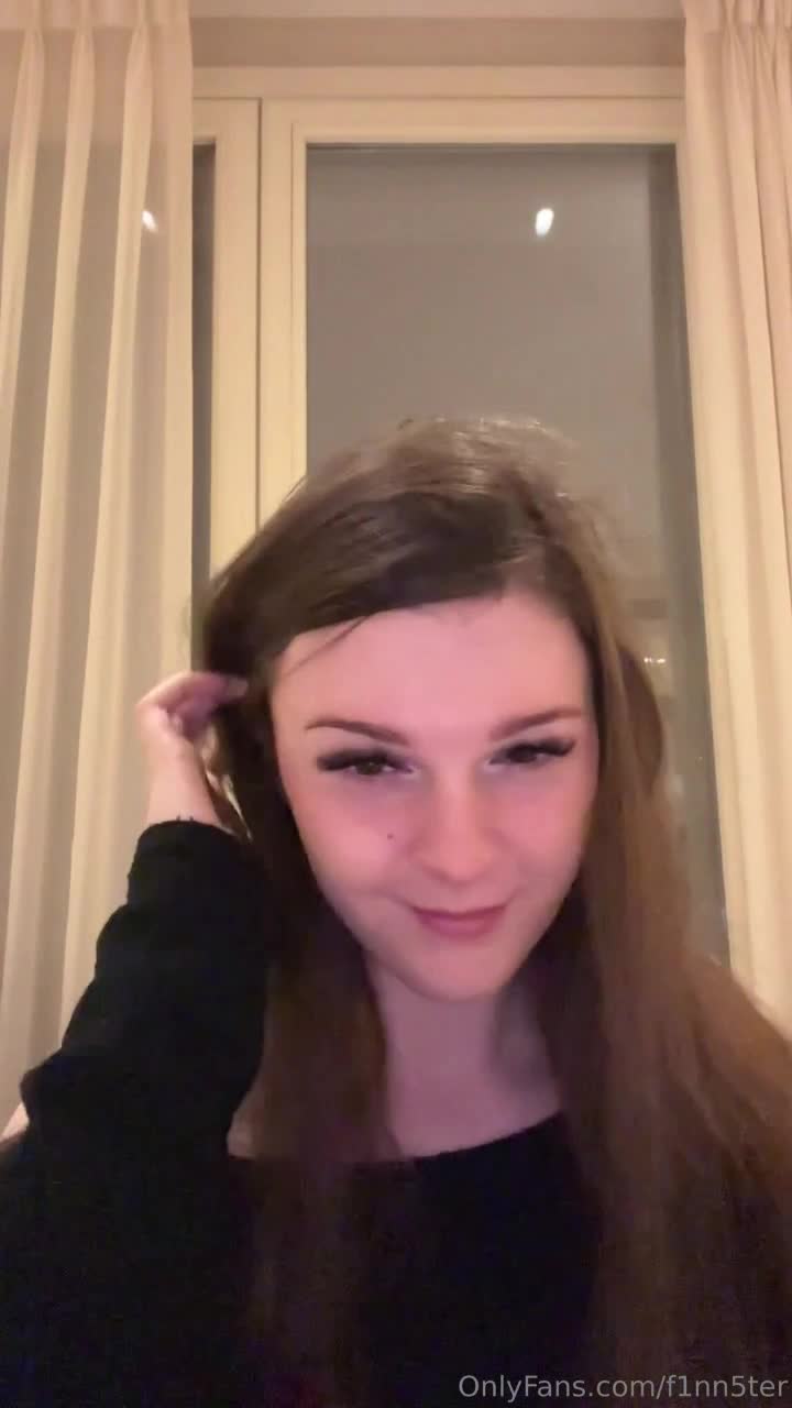 F1nn5ter onlyfans leak Latest Video – Femboy show off Hot body on mirror