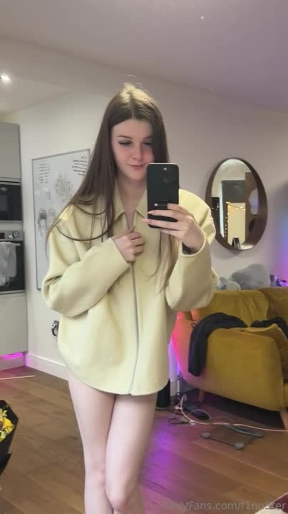 F1nn5ter onlyfans leak latest video- Femboy show hot Boy in mirror