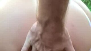 Marie Temara onlyfans leak sextape – Cunt hooking by her Friend out door