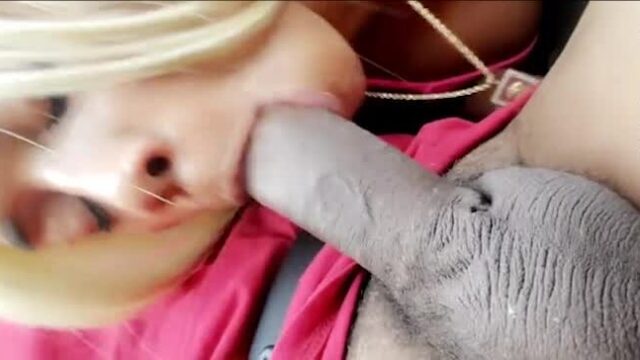 Pinkydoll onlyfans leak – Sucking BF big dick while Driving