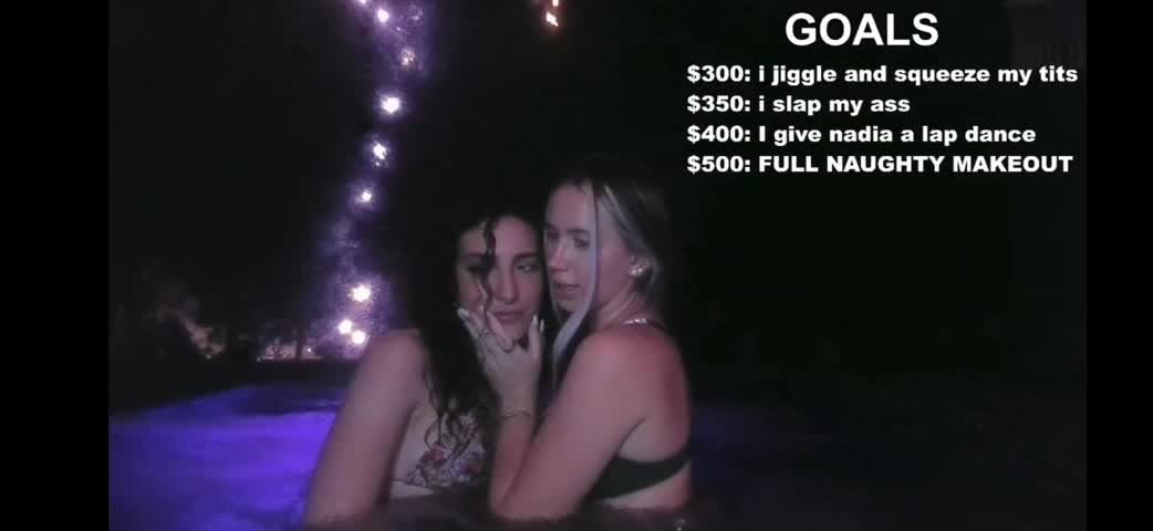 nadia amine onlyfans leaked – Lesbians kisses for money