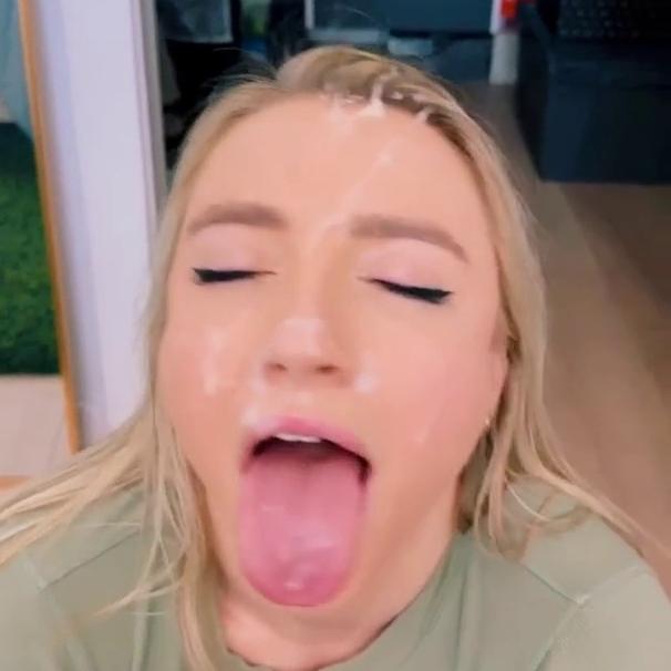 BlondeAdobo Nude Blowjob Facial Selfie Video Leaked