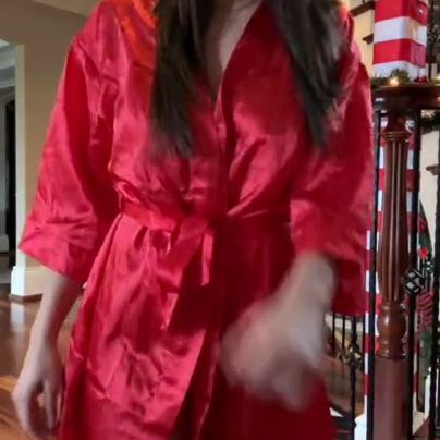 Christina Khalil Christmas Sling Bikini Try On Video Leaked