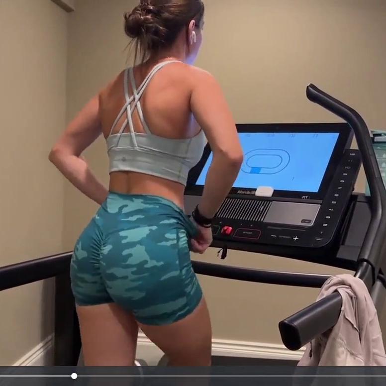 Christina Khalil Treadmill Booty Tease Video Leaked