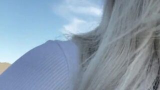 ScarlettKissesXO Outdoor Deepthroat Blowjob Video Leaked