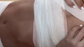 Lina Belfiore Striptease Bandage Bikini Video Leaked