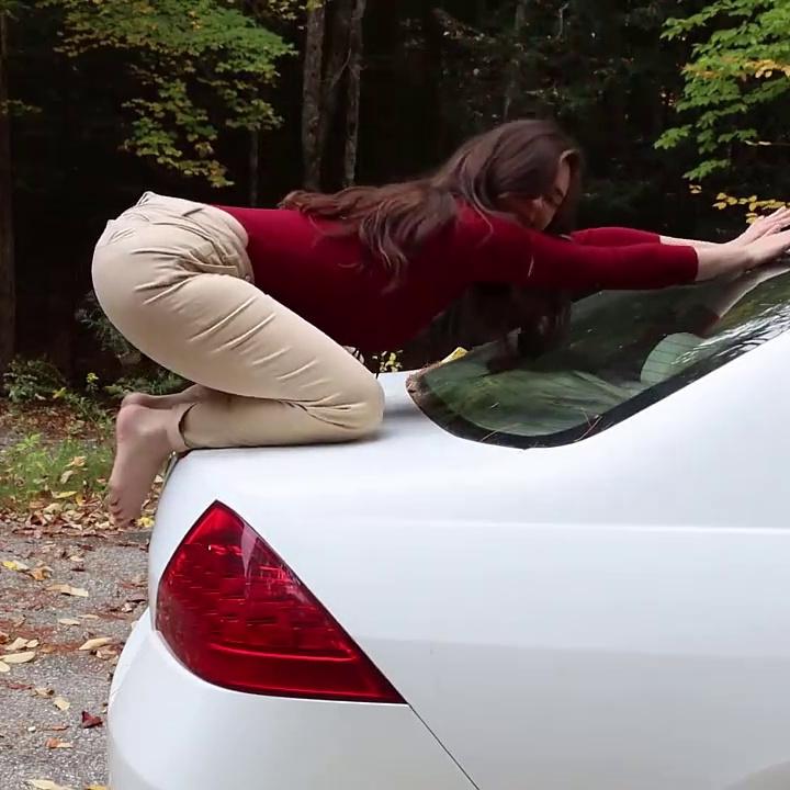 AftynRose ASMR Sexy Try On Haul Outdoor Video Leaked