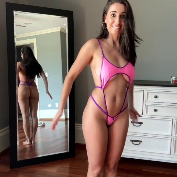 Christina Khalil Swimwear Micro Bikini PPV Video Leaked