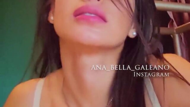 Anabella Galeano POV Lingerie Blowjob Cum Swallow Video Leaked
