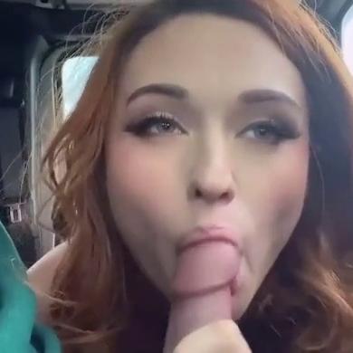 Amouranth Nude Car Blowjob Video Leaked