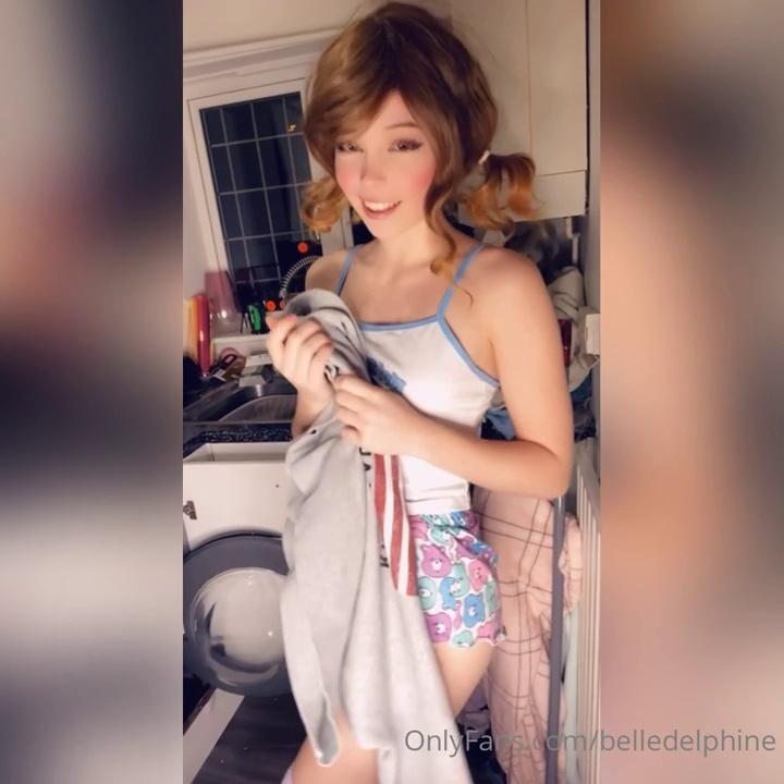 Belle Delphine Nude Stuck In The Dryer Fucking Porn Video Leaked