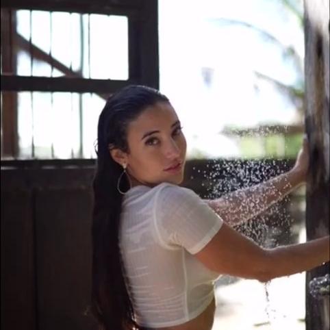 Angie Varona Nude Wet T-Shirt Shower Video Leaked