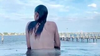 Amanda Cerny Nude Swimming Video Leaked