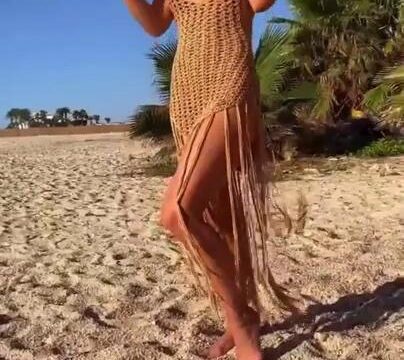 Brittney Palmer Nude Teasing At Beach Video Leaked