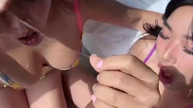 Elle Lee Blowjob Facial With Kittylixo Onlyfnas Video Leaked