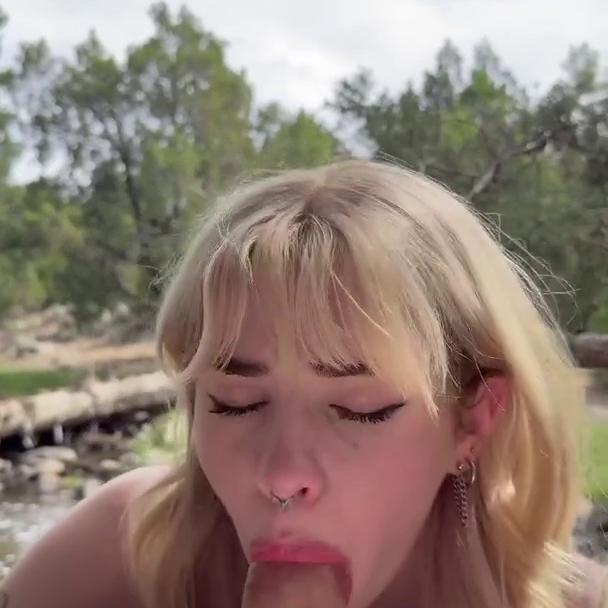 Emily Oram Outdoor Riverside Blowjob Video Leaked