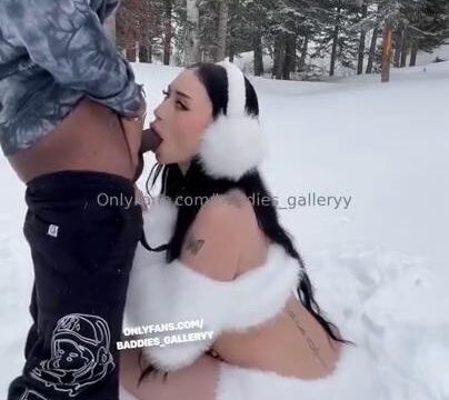 Auhneesh Nicole Snow Outdoor Sex Onlyfans Video Leaked